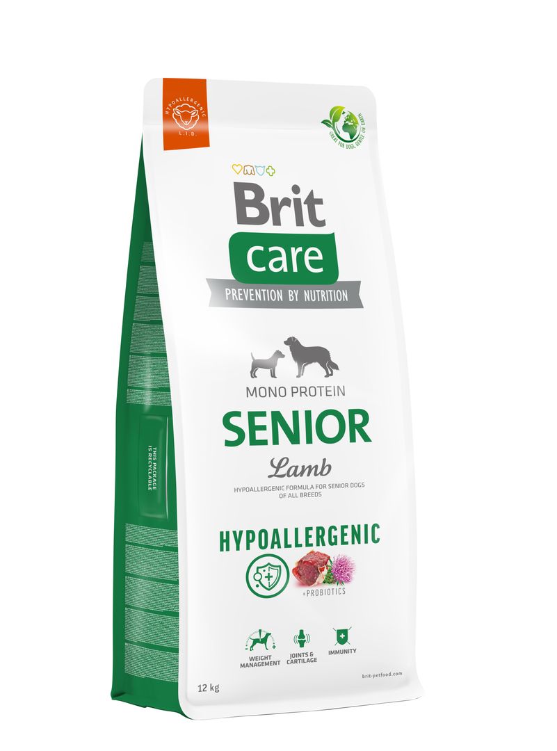Brit Care Hipoallergén SENIOR BÁRÁNY & RIZS
