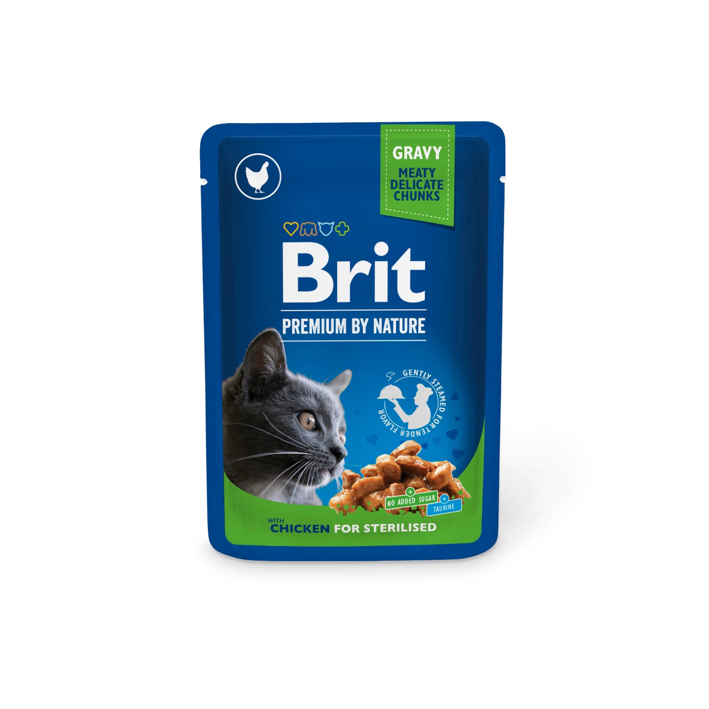 Brit Premium Cat Gravy STERILISED CSIRKE