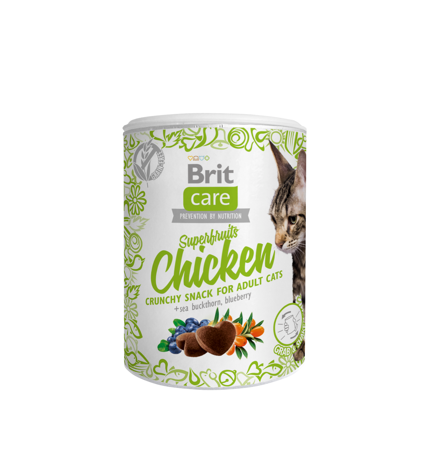 Brit Care Cat Snack Superfruits Chicken Csirke