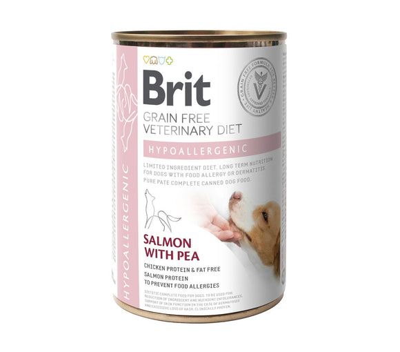Brit GF Veterinary Diets Dog<br> Hypoallergenic konzerv