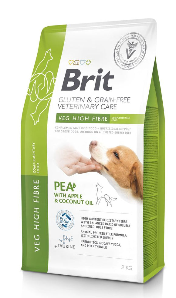 Brit GF Veterinary Diets Dog Veg High Fibre