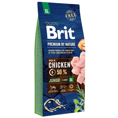 Brit Premium JUNIOR XL 50% CSIRKE 15 KG AKCIÓ