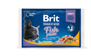 Brit Premium<br>FISH PLATE 4x100 g