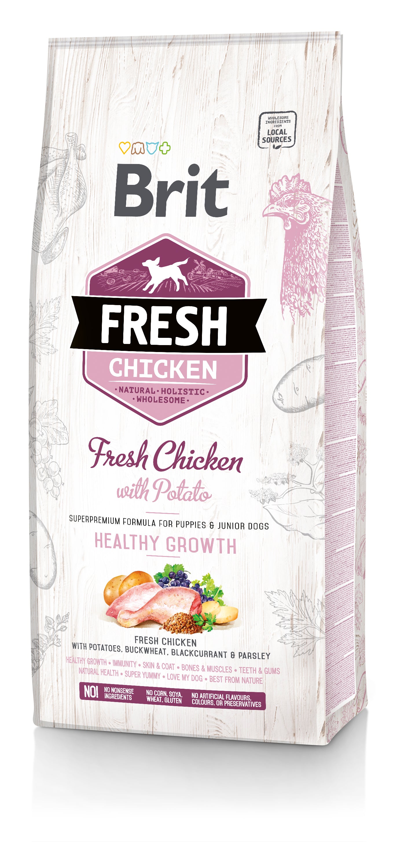 Brit Fresh PUPPY CSIRKE & BURGONYA