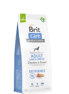 Brit Care ADULT - Large breed<br>Chicken & Insect<br><i>Sustainable - Fenntartható</i>