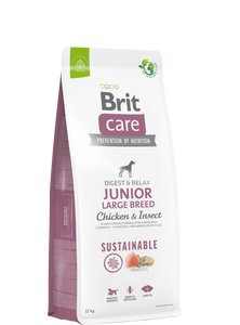 Brit Care JUNIOR - Large breed<br>Chicken & Insect<br><i>Sustainable - Fenntartható</i>