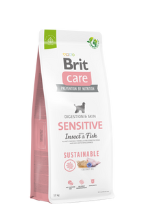 Brit Care Sensitive Sustainable - Fenntartható FEHÉR HAL & ROVARFEHÉRJE