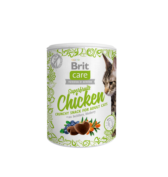 Brit Care Cat Snack Superfruits<br>Chicken<br>Csirke
