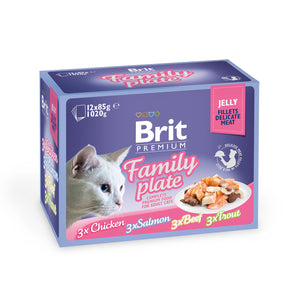 Brit Premium Jelly<br>FAMILY PLATE 12x85 gr
