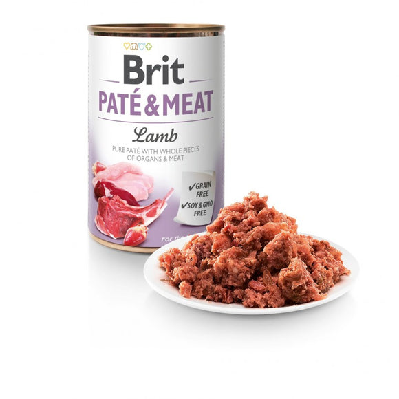 Brit Paté & Meat 6x400 g<br>BÁRÁNY